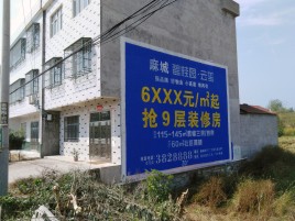 麻阳墙体广告质量分析