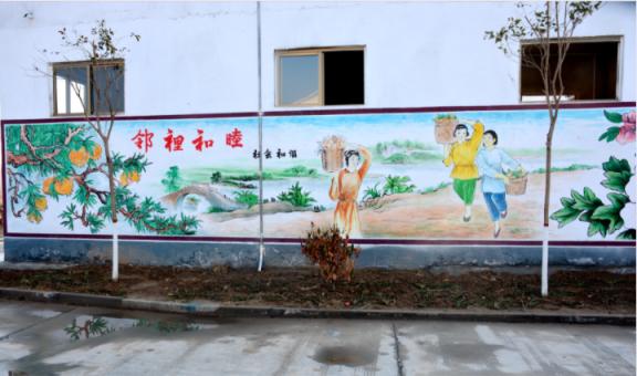 麻阳乡镇文化墙 乡风文明焕发新活力